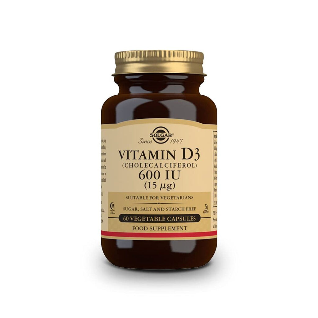 Solgar Vitamin D3 (Cholecalciferol) 600 iu 60 Capsules – Produktansicht 2