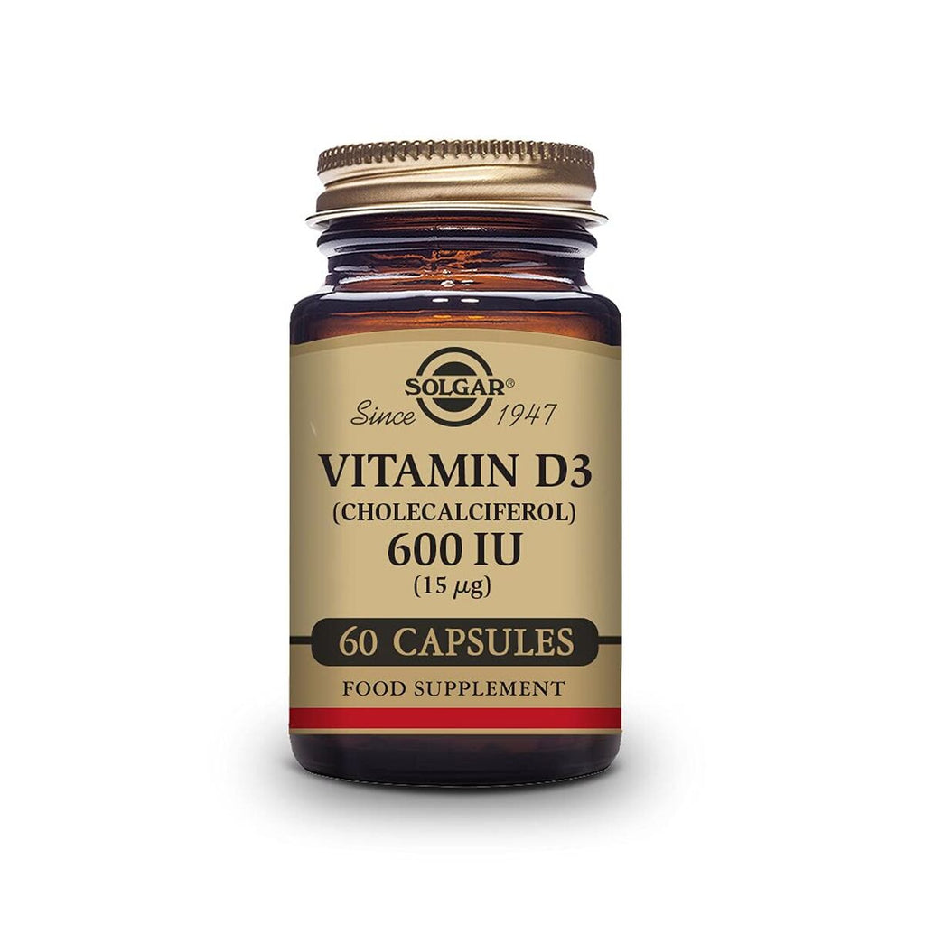 Solgar Vitamin D3 (Cholecalciferol) 600 iu 60 Capsules – Produktansicht 3