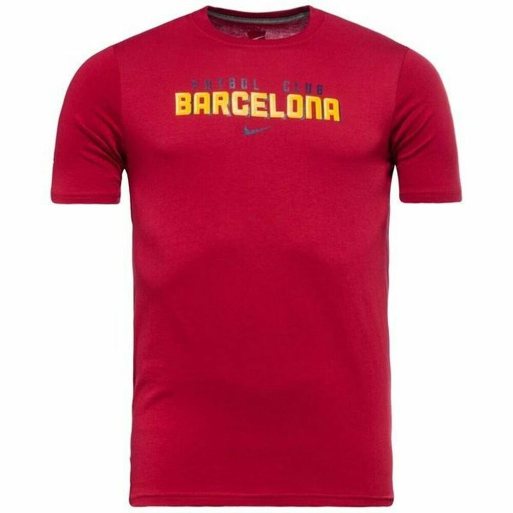 Nike FC Barcelona Club Boys' T-Shirt - Red