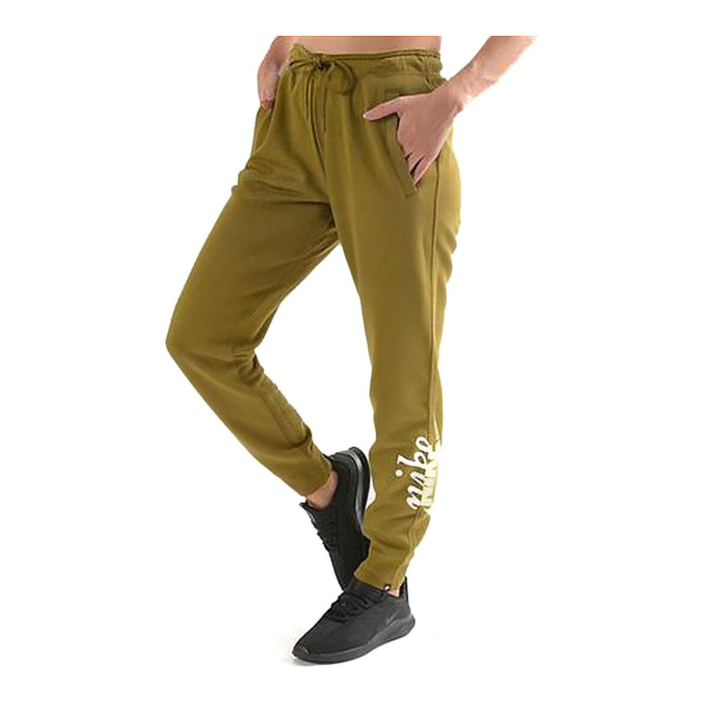 Nike Adult's NSW RALLY METALLIC AJ0094 399 Unisex Track Pants - Green