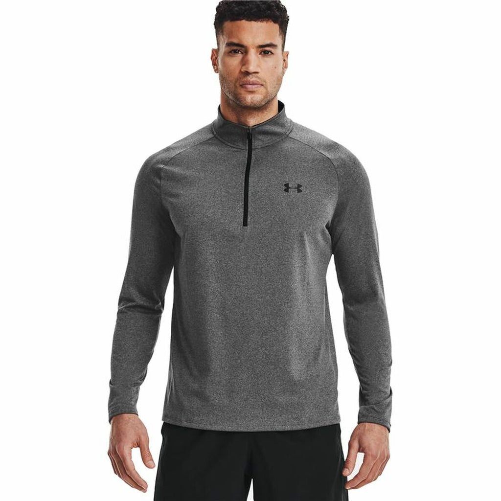Under Armour Herren Langarm T-Shirt Tech™ ½ Zip Dunkelgrau – XL