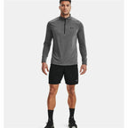 Under Armour Herren Langarm T-Shirt Tech™ ½ Zip Dunkelgrau – Produktansicht 10
