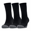 Under Armour Socks Heatgear Crew 1346751-001 3 pairs Schwarz