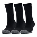 Under Armour Socks Heatgear Crew 1346751-001 3 pairs Schwarz