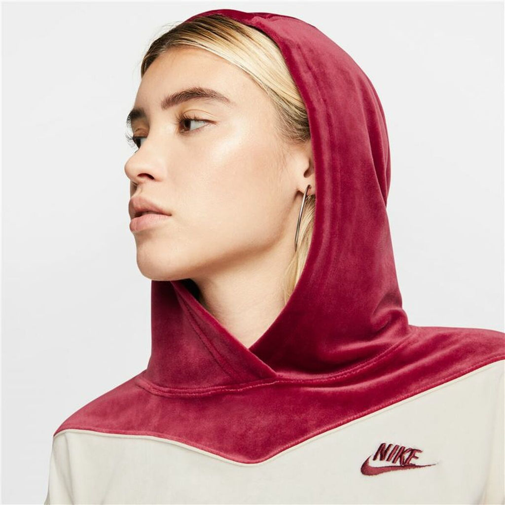 Nike Sportswear Heritage Women's Hoodie - Dark Red - product image 3