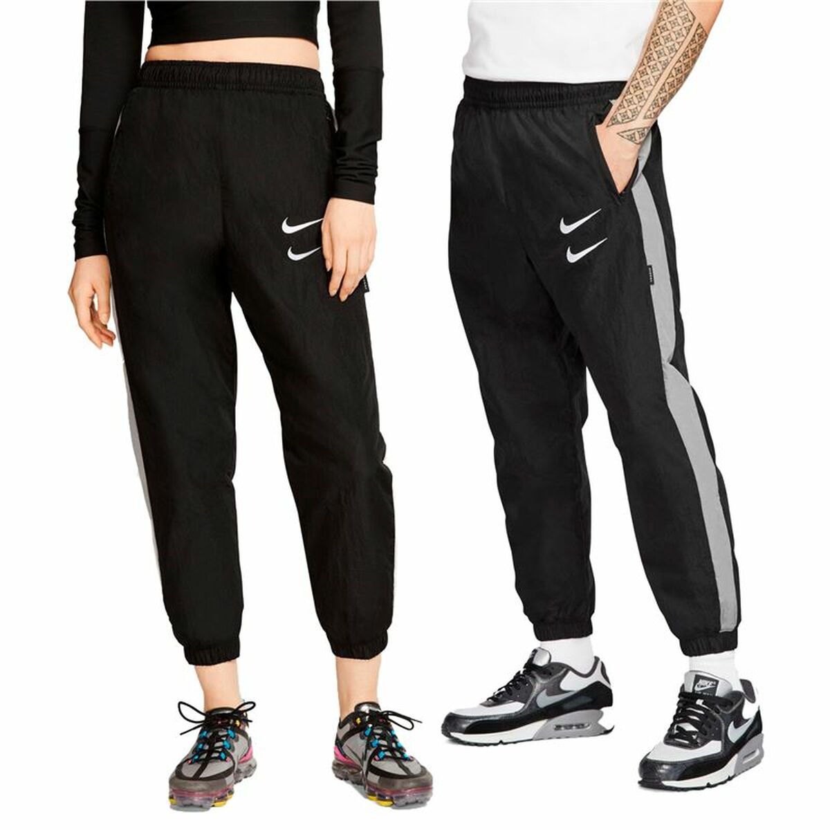 Nike Swoosh Kids' Track Pants - Black - product image 11