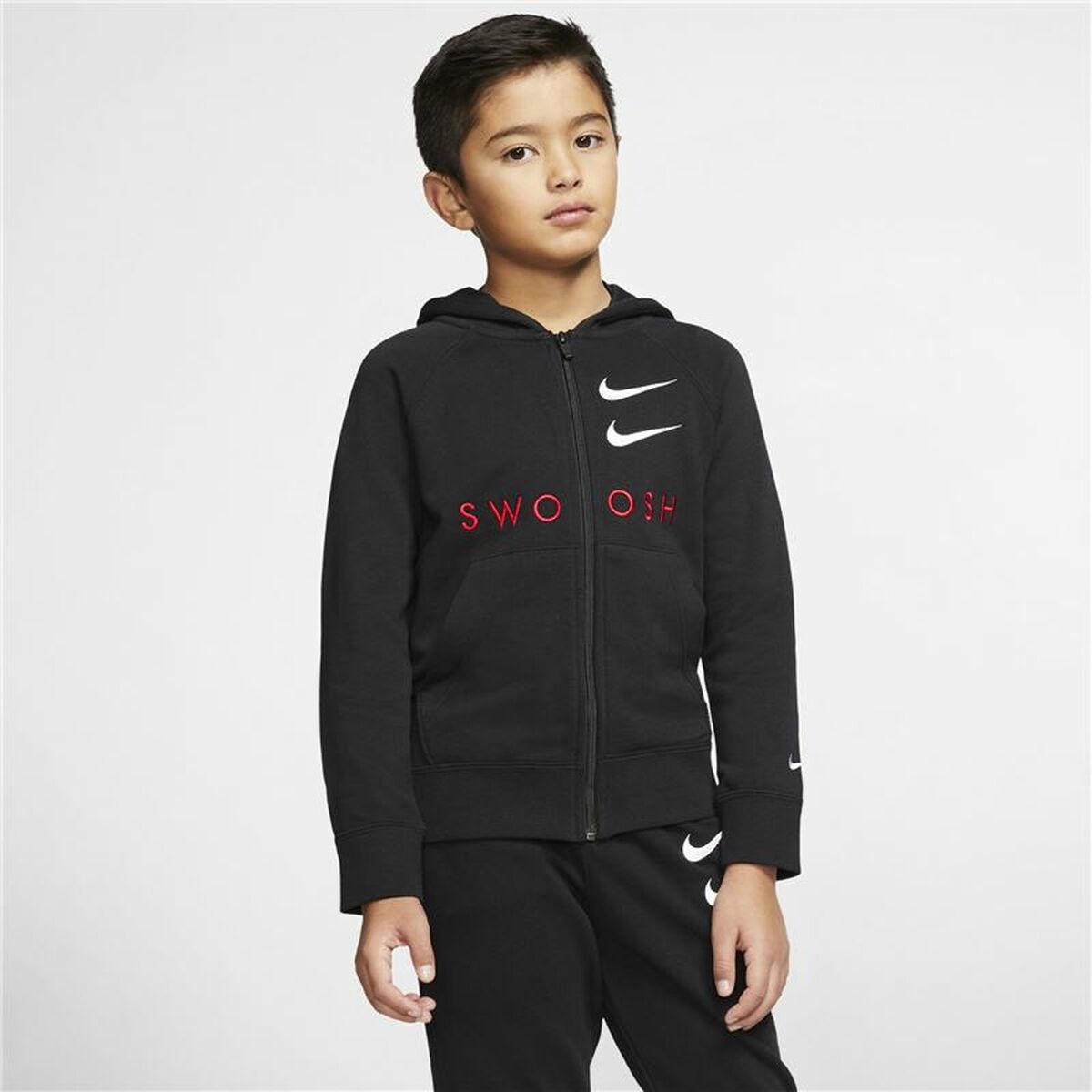 Nike Swoosh Boys' Jacket - Black - product image 16