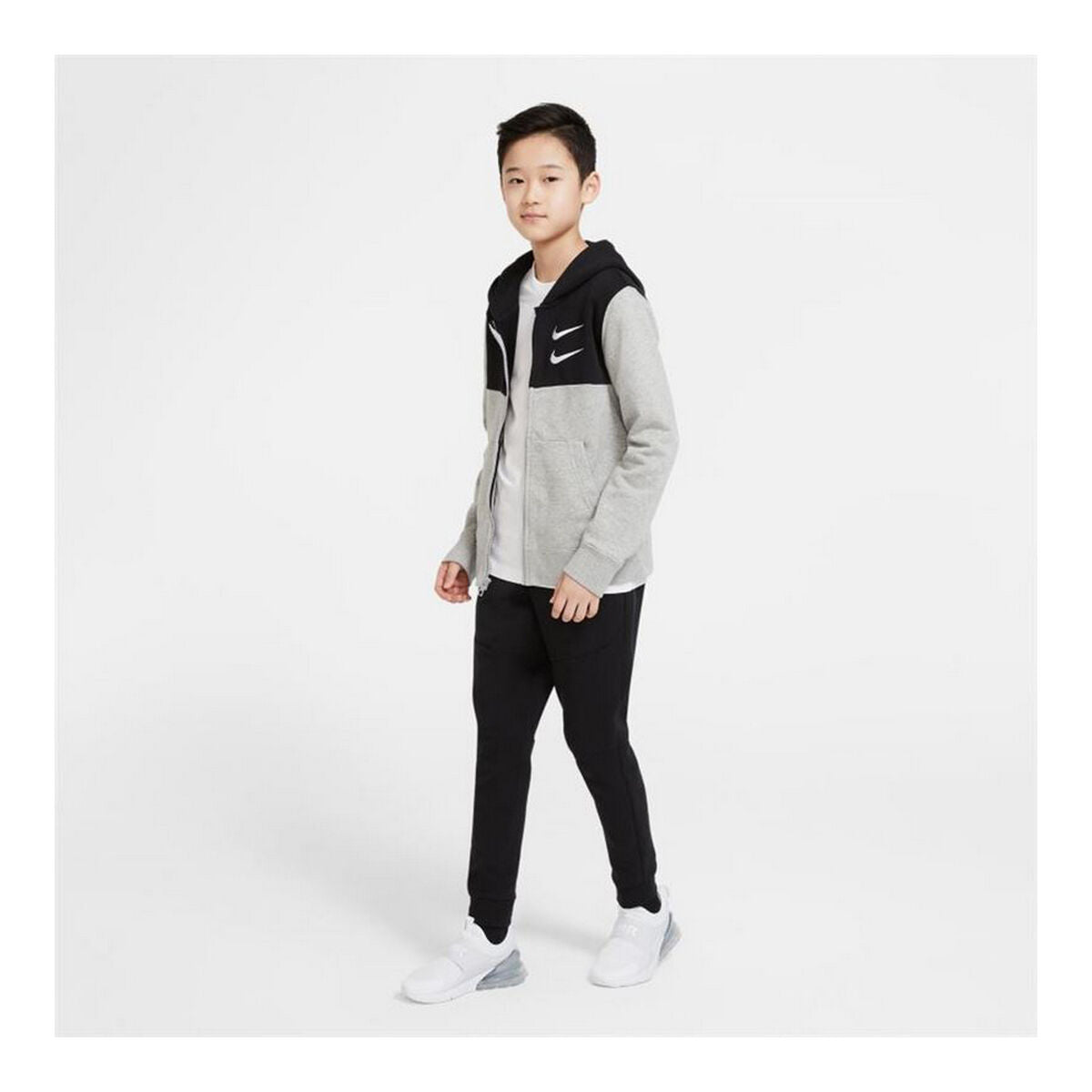 Nike Swoosh Kids' Jacket - Dark Grey - product image 8