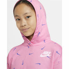 Nike Print Girls' Hoodie - Pink - product image 13