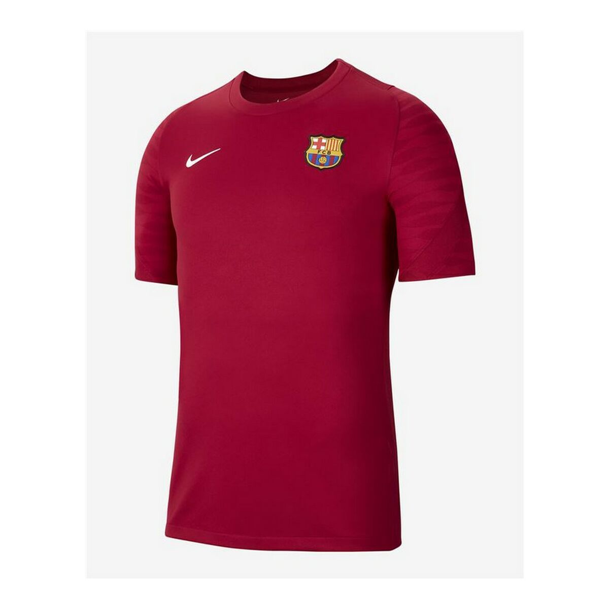 Nike Short-sleeved Strike FC Barcelona Men's Football Shirt - Dark Red