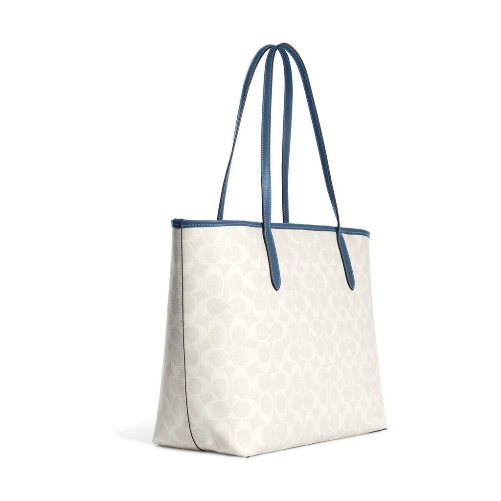 Coach Damenhandtasche CB869-SVUOB Weiß (44 x 27 x 14 cm)