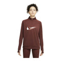 Nike Dri-FIT Swoosh Run Women's T-Shirt - Brown