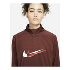 Nike Dri-FIT Swoosh Run Women's T-Shirt - Brown - product image 9