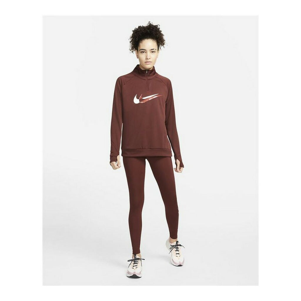 Nike Dri-FIT Swoosh Run Women's T-Shirt - Brown - product image 6