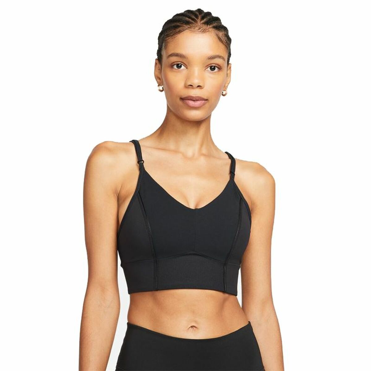 Nike Bra Yoga Dri-FIT Indy Women's Sports & Outdoors - Black