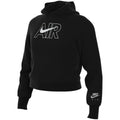 Nike AIR FT CROP DM8372 010 Kids' Hoodie - Black