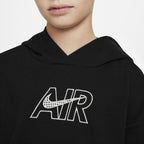 Nike AIR FT CROP DM8372 010 Kids' Hoodie - Black - product image 11