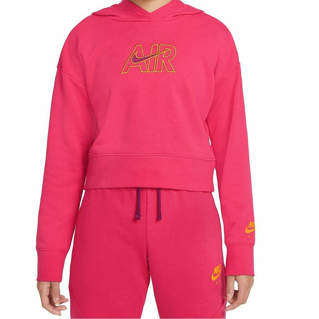 Nike CROP DM8372 666 Kids' Hoodie - Pink, White - product image 10
