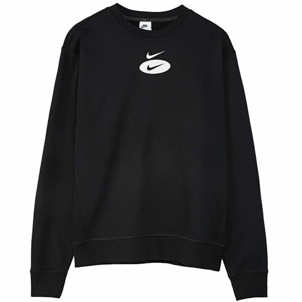 Nike Without Hood Swoosh League Men's Hoodie - Black - product image 2