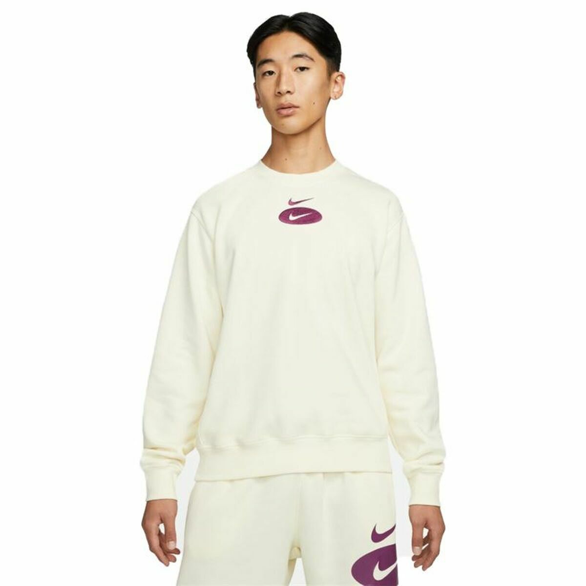 Nike Without Hood Swoosh League Men's Hoodie - White - product image 2