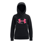 Hooded Sweatshirt for Girls Under Armour Fleece Logo Black