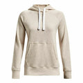 Under Armour Damen Hoodie Rival Fleece Beige – S