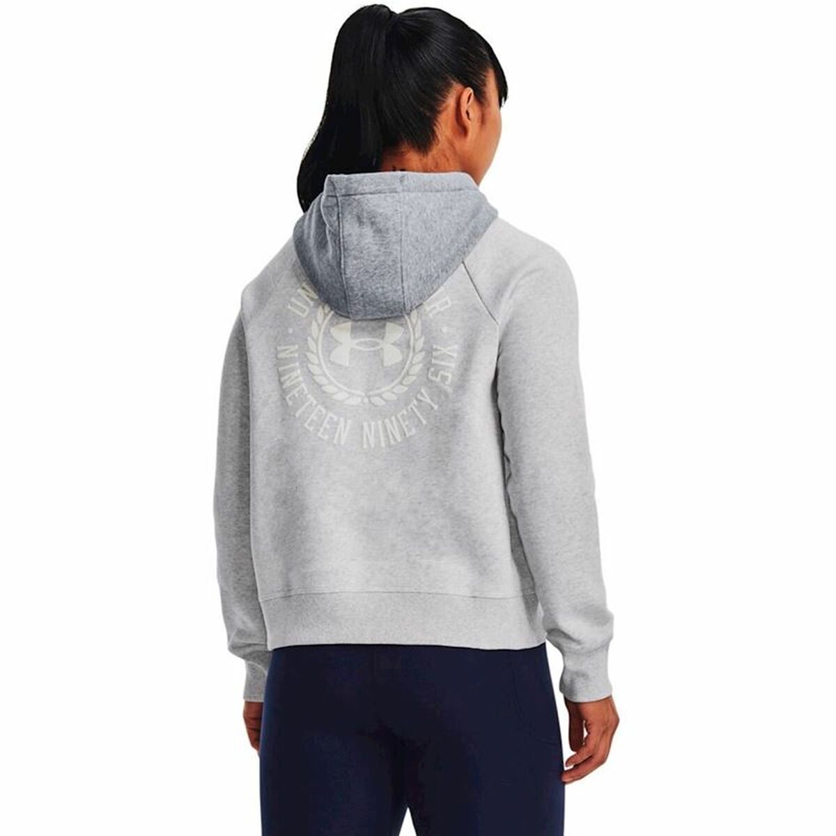 Under Armour Herren Hoodie Rival Fleece CB Grau – Produktansicht 19