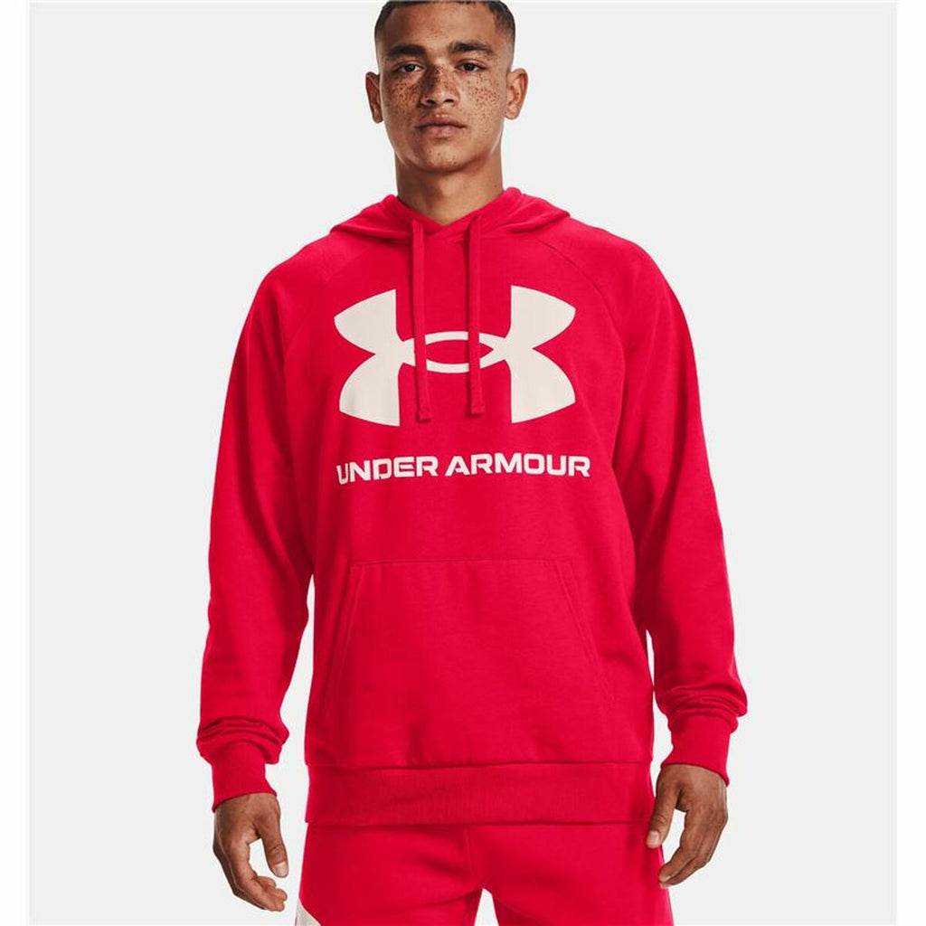 Men’s Hoodie Under Armour Rival Big Logo Red