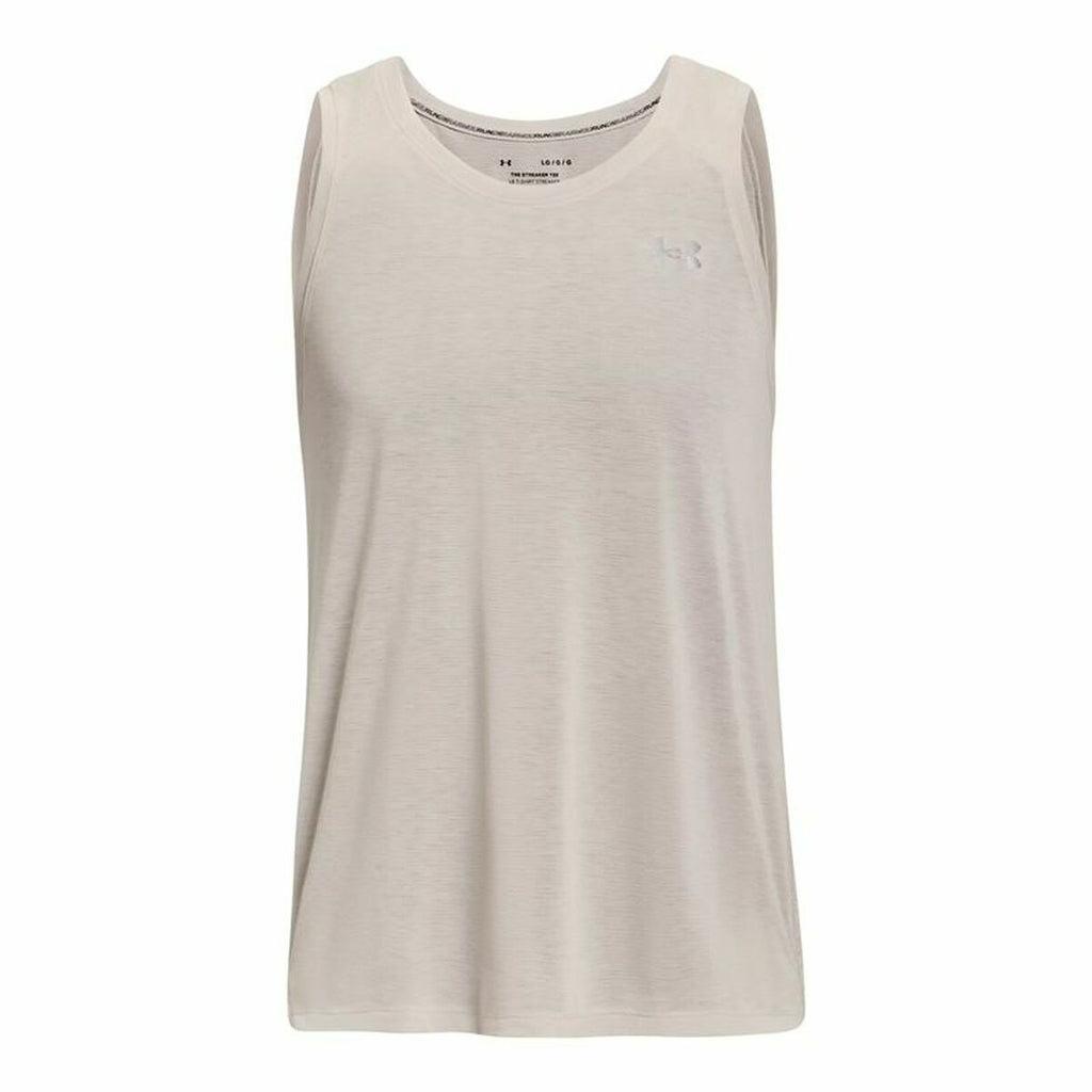 Under Armour Herren Ärmellos T-Shirt Streaker Grau – Produktansicht 3
