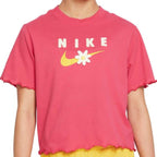Nike ENERGY BOXY FRILLY DO1351 666 Girls' T-Shirt - Pink