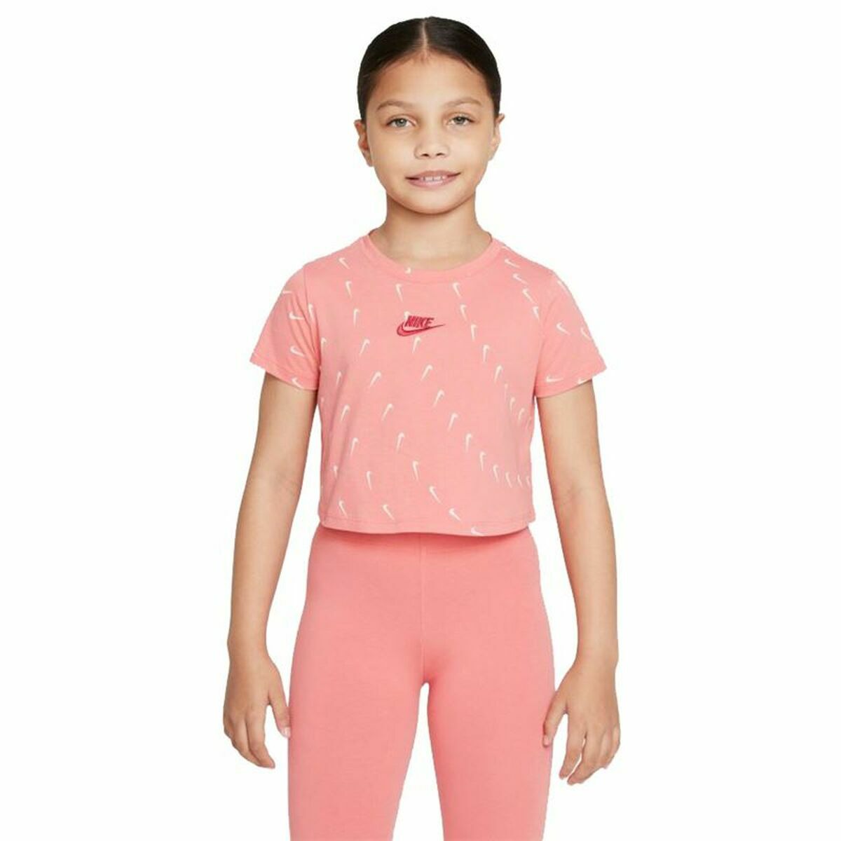 Nike Sportswear Girls' T-Shirt - Salmon