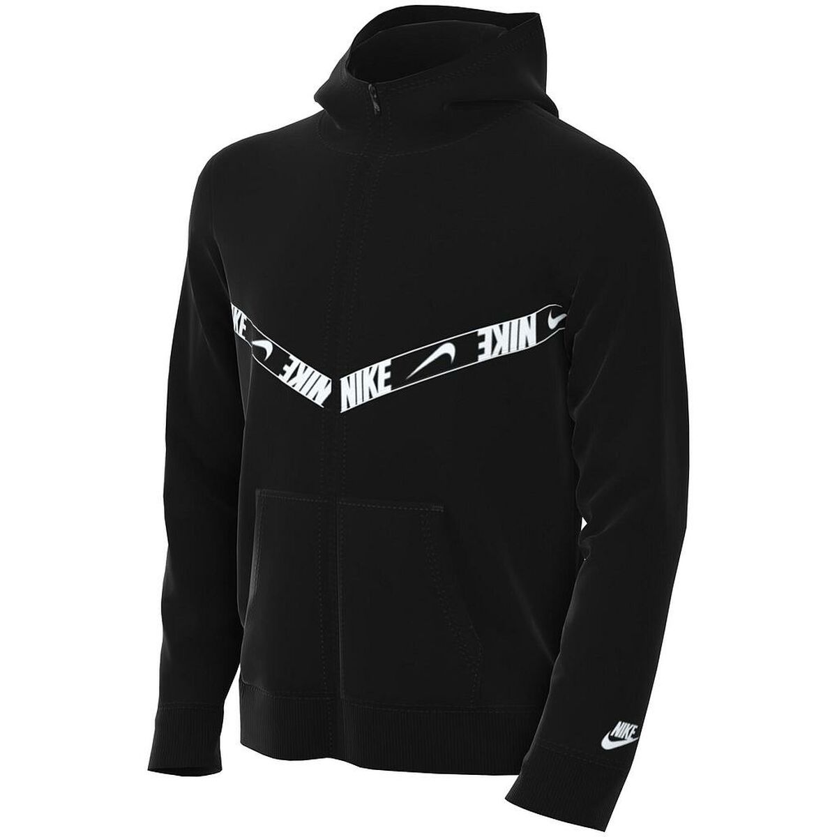 Nike REPEAT PK FZ DQ5100 010 Kids' Hoodie - Black