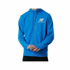 New Balance Herren Zipped Hoodie MJ03558 SBU Blau – XL