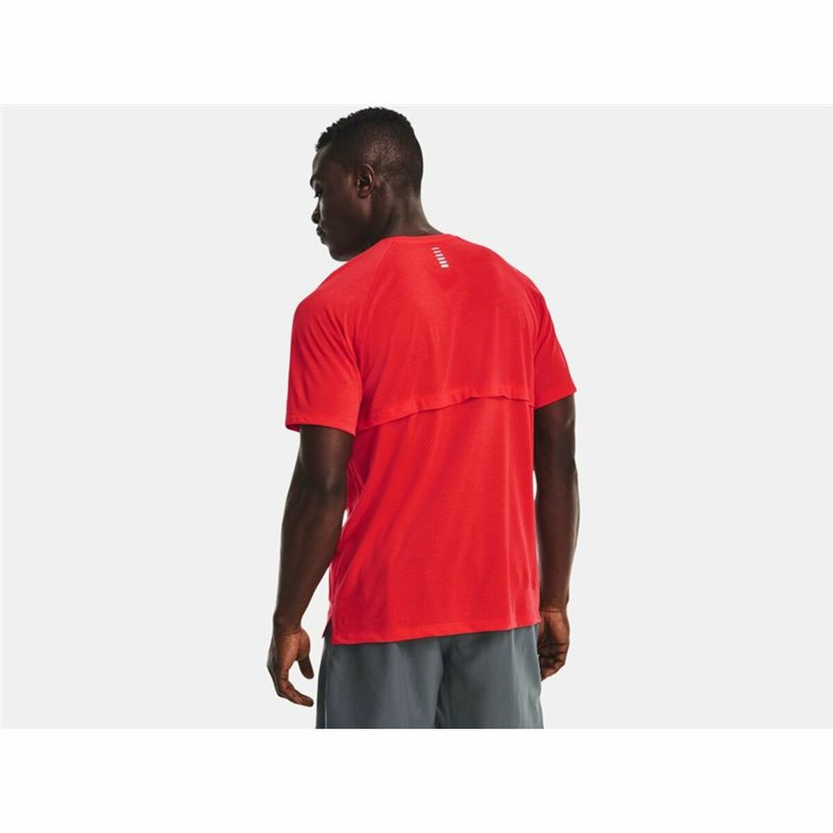 Under Armour Herren Kurzarm T-Shirt Streaker Rot – Produktansicht 10