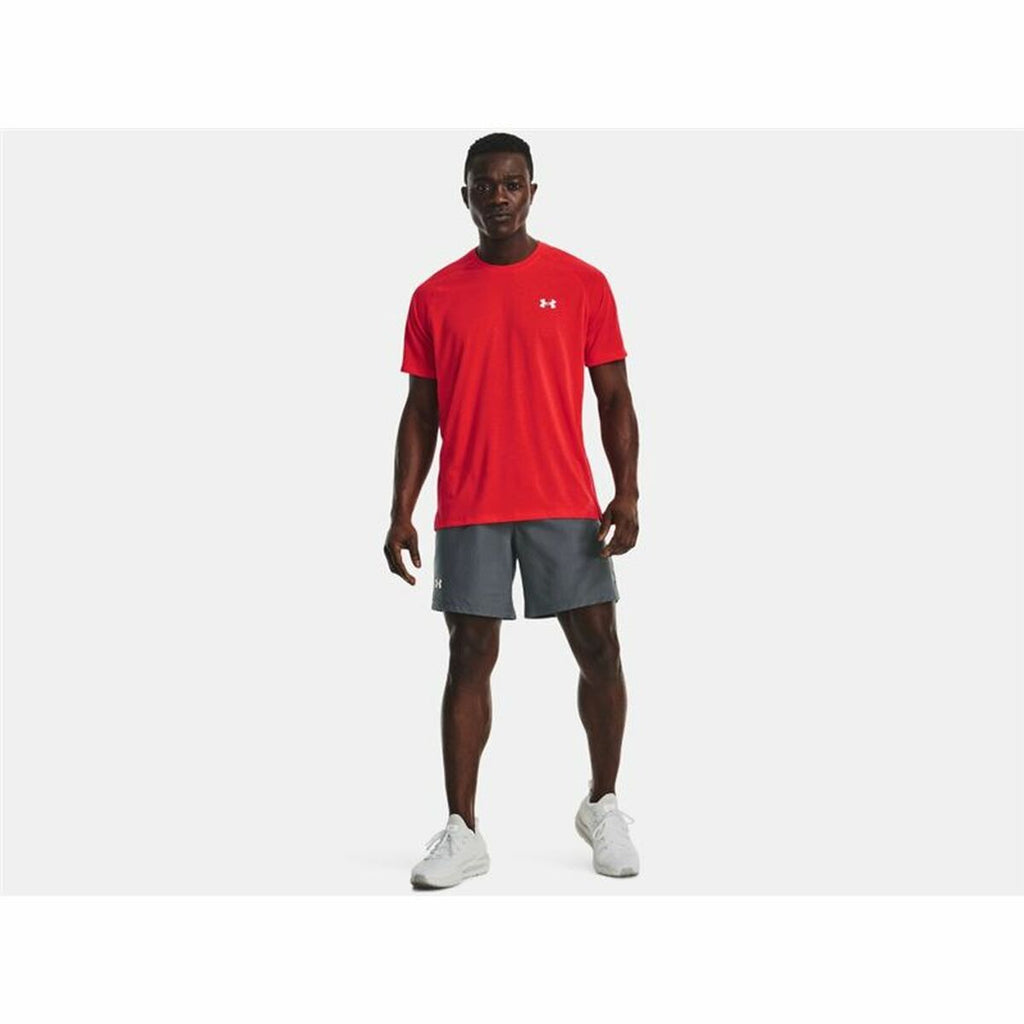 Under Armour Herren Kurzarm T-Shirt Streaker Rot – Produktansicht 8