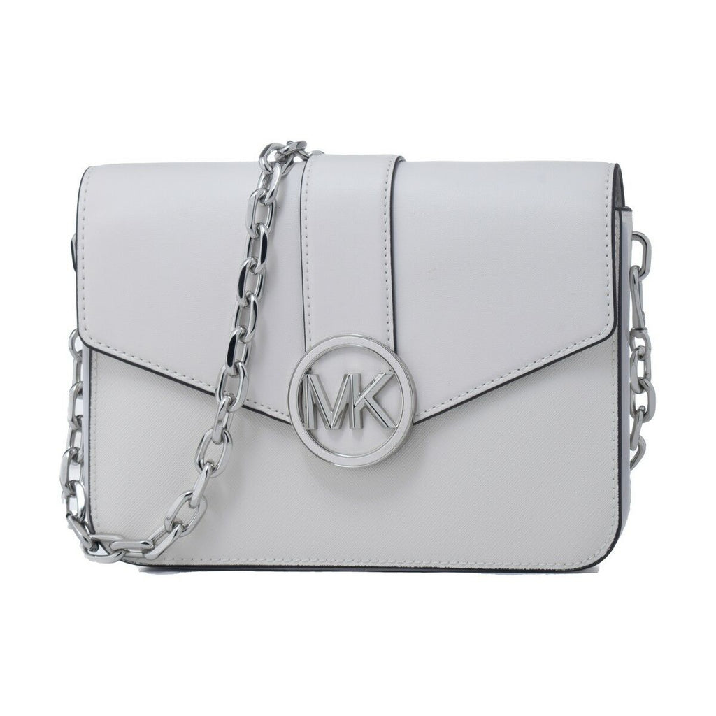 Michael Kors 35T2SNML2L-OPTIC-WHITE Handbag - White