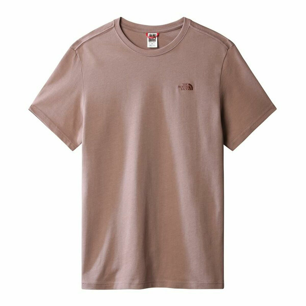 The North Face Herren Kurzarm T-Shirt Premium Braun Unisex – XL