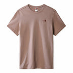 The North Face Herren Kurzarm T-Shirt Premium Braun Unisex – XL