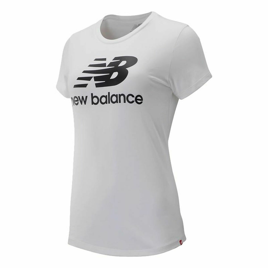 New Balance Damen Kurzarm T-Shirt Weiß – Produktansicht 3