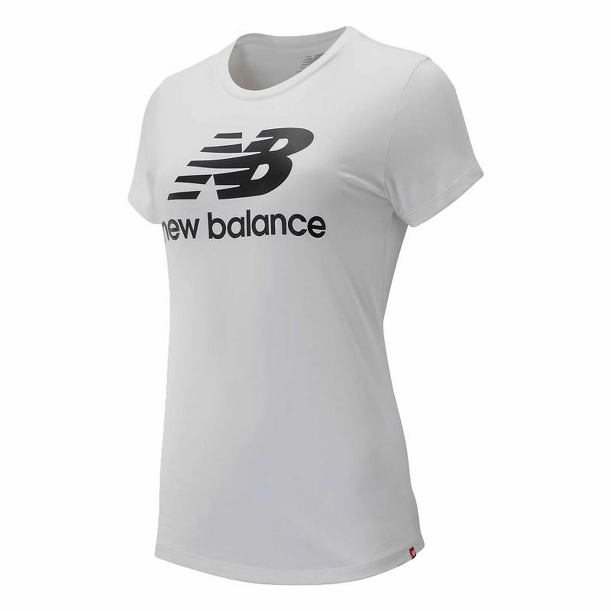 New Balance Damen Kurzarm T-Shirt Weiß – Produktansicht 3