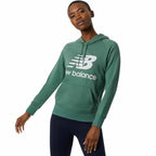 New Balance Damen Hoodie Grün – Produktansicht 3