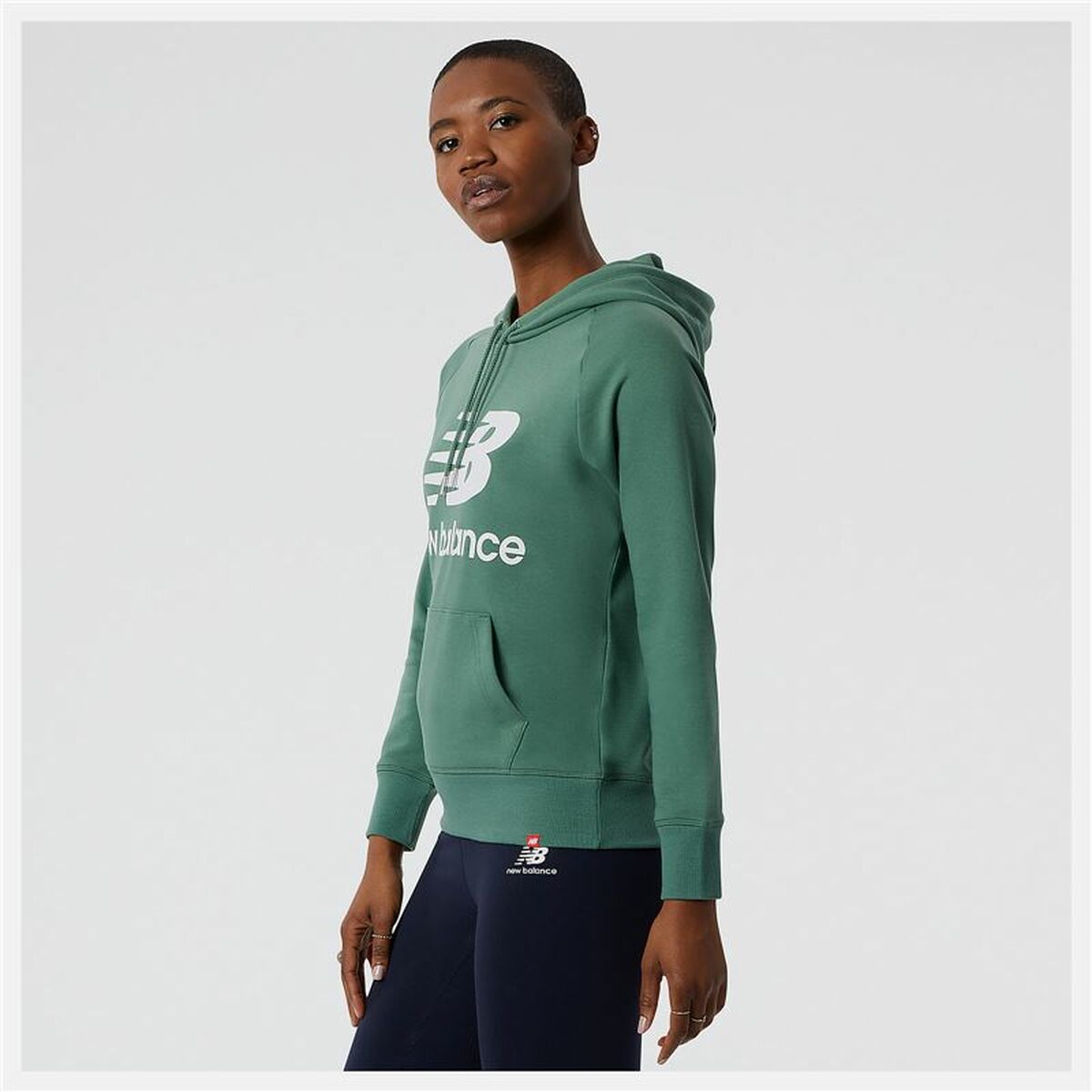 New Balance Damen Hoodie Grün – Produktansicht 16