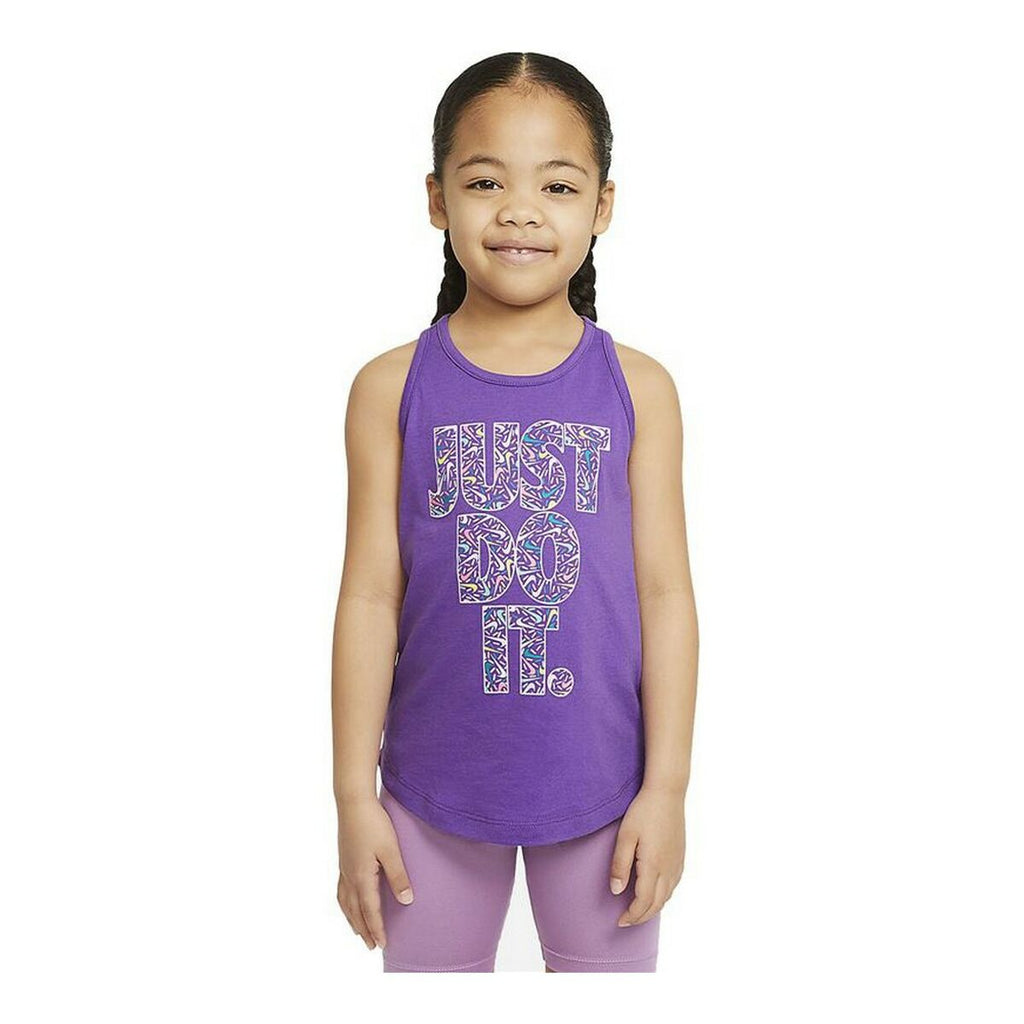 Nike Girls' T-Shirt - Purple - product image 3