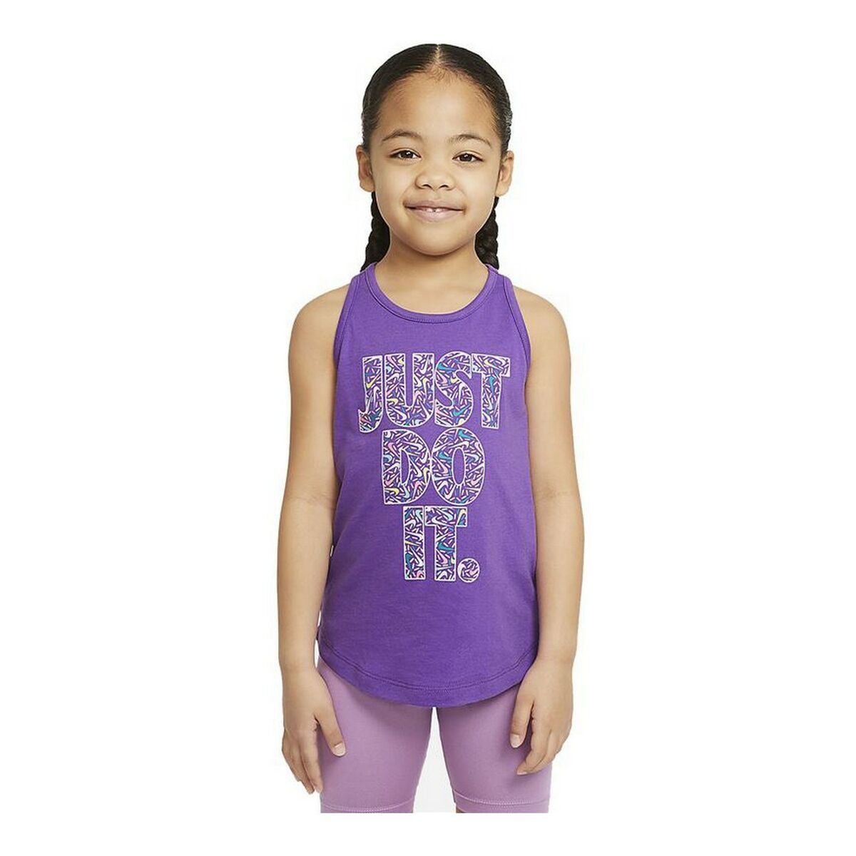 Nike Girls' T-Shirt - Purple - product image 3