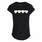Nike Sweet Hearts Girls' T-Shirt - Black - product image 3