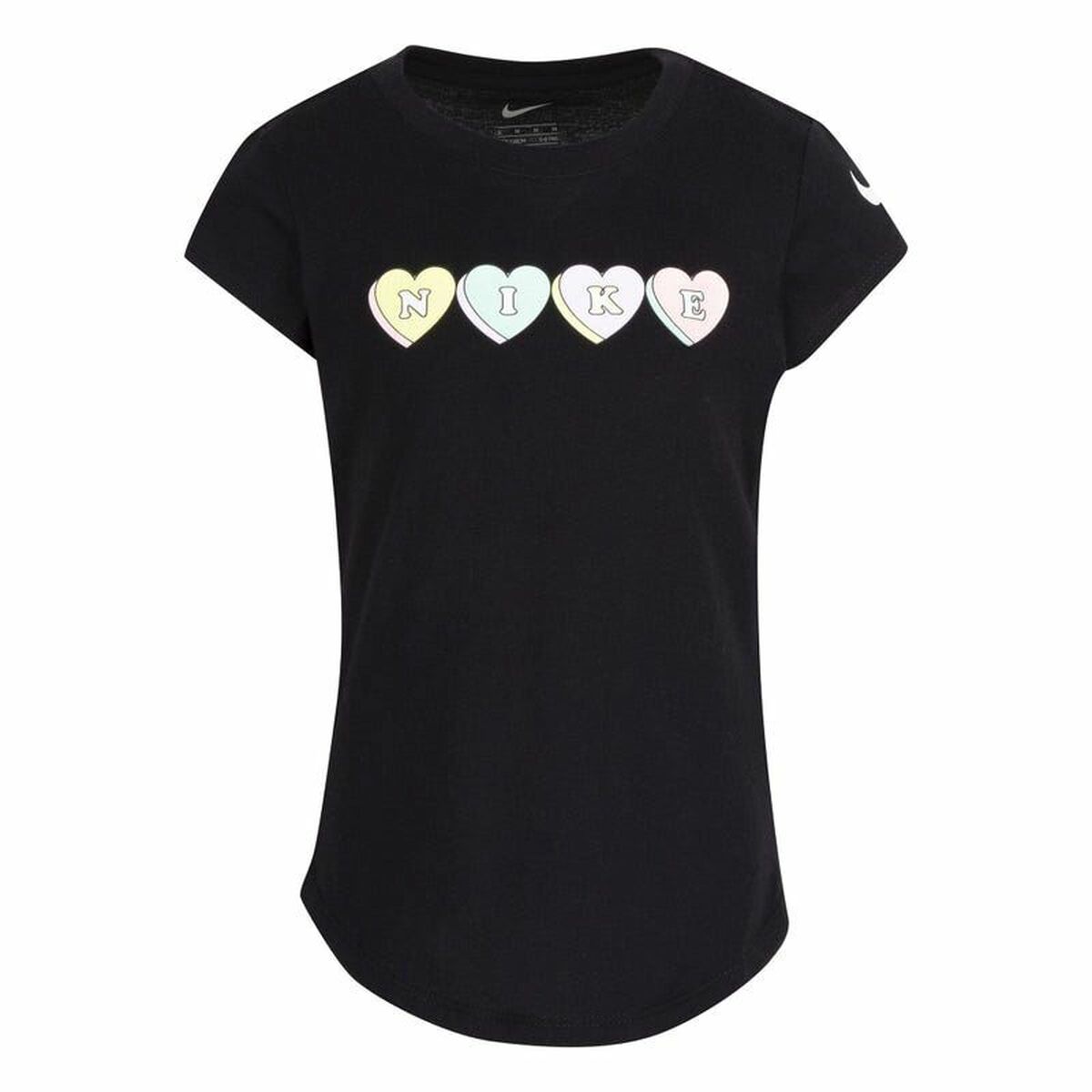 Nike Sweet Hearts Girls' T-Shirt - Black - product image 3