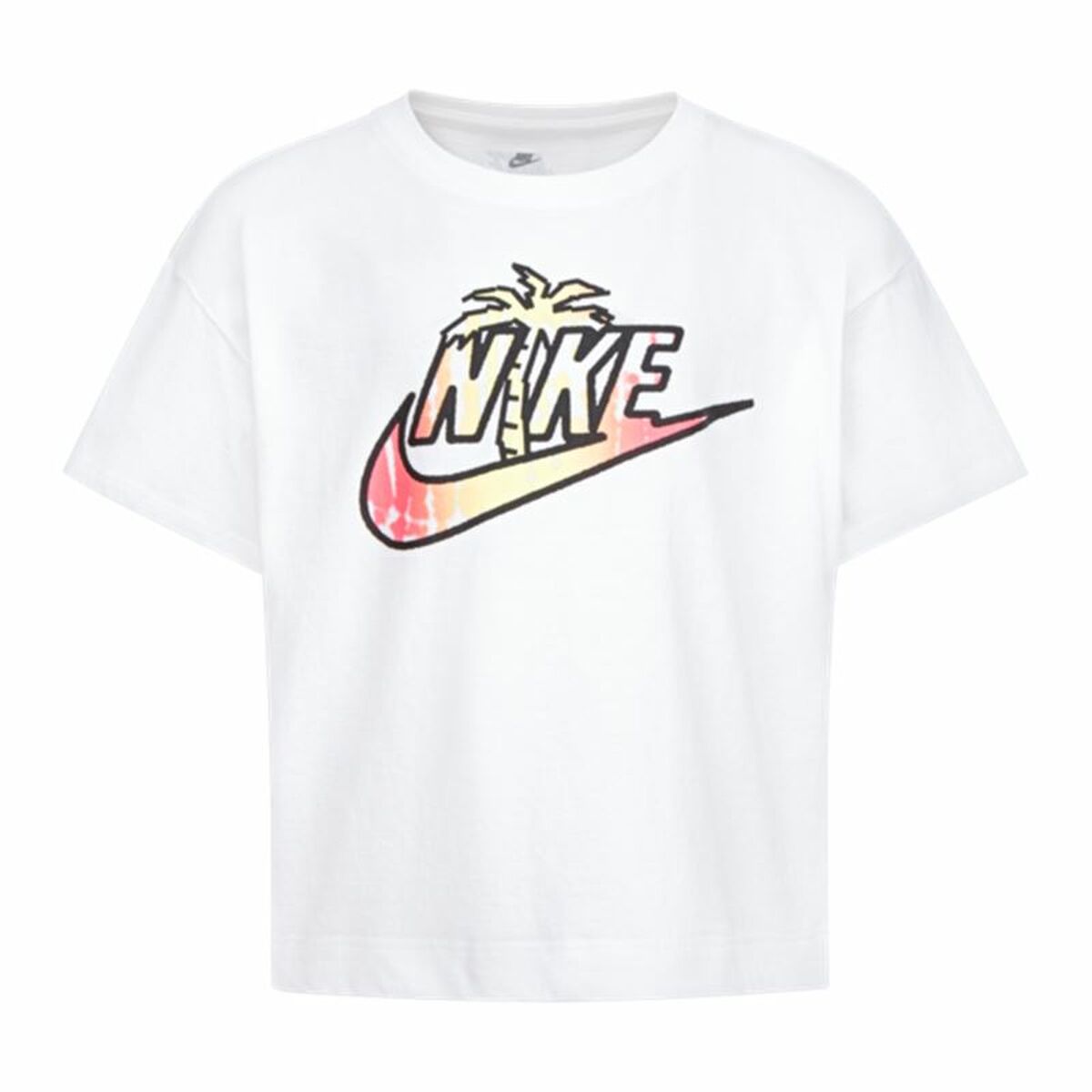 Nike Knit Girls' T-Shirt - White