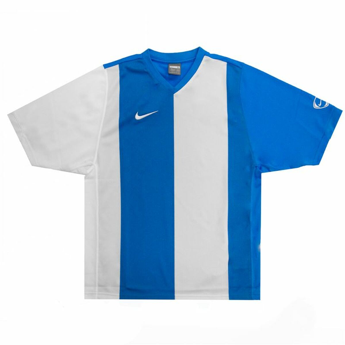 Nike Short-sleeved Logo Men's Football Shirt - White, Blue