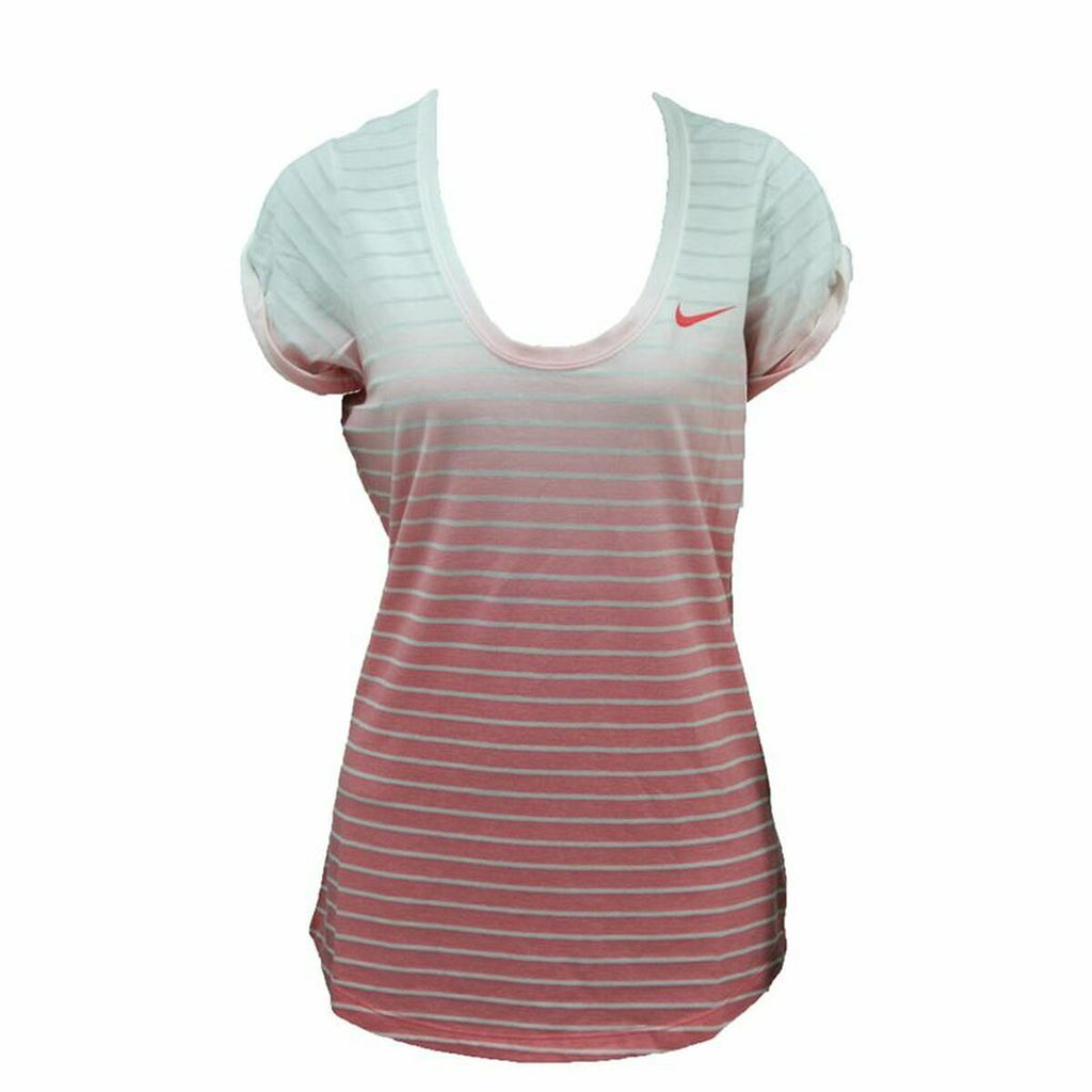 Nike SS Dip Dye Burnout Unisex T-Shirt - Red, White - product image 2