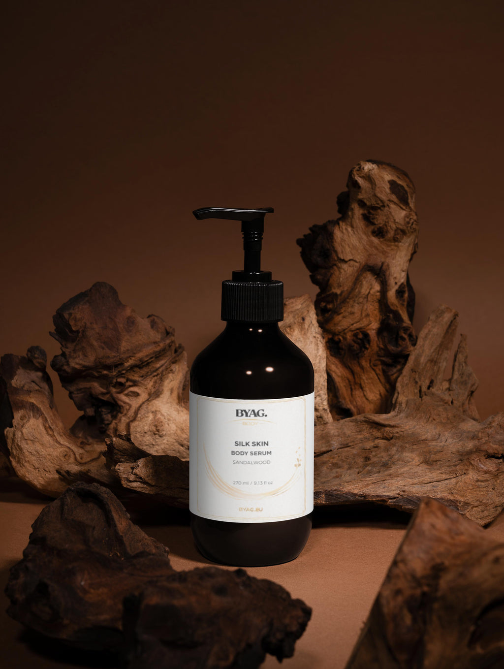 BYAG. Seidiges Körperserum – Spices & Sandalwood – Produktansicht 3